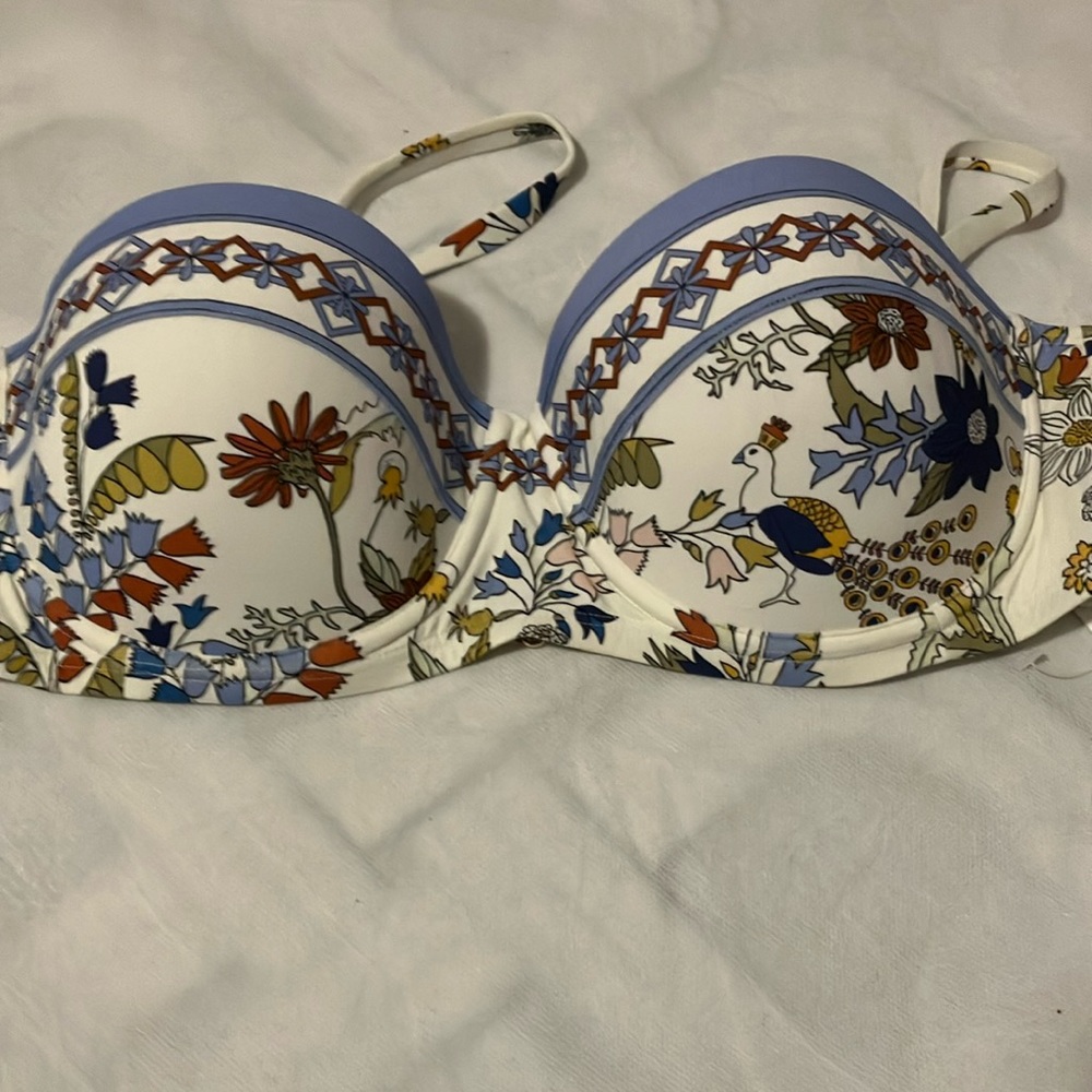 Never worn, Tory Burch bikini top